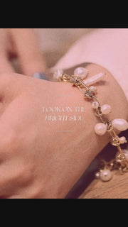 Seafoam Baroque Pearl Bracelet